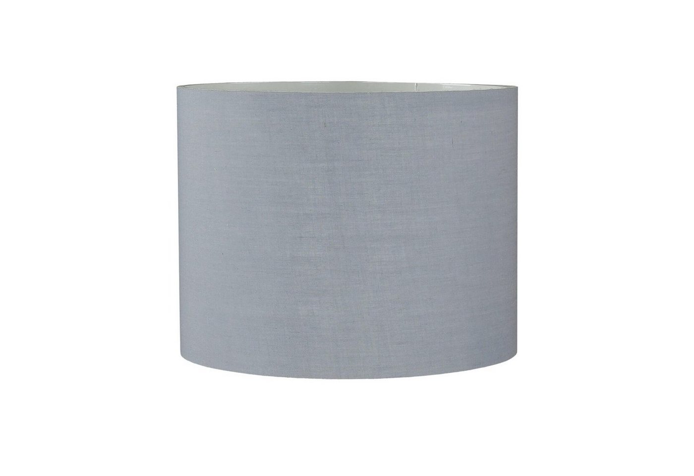 Licht-Erlebnisse Lampenschirm BASIC, Mit Klettverschluss Adapter für E14 E27 Ø 25 cm Grau Stoff Bild 3