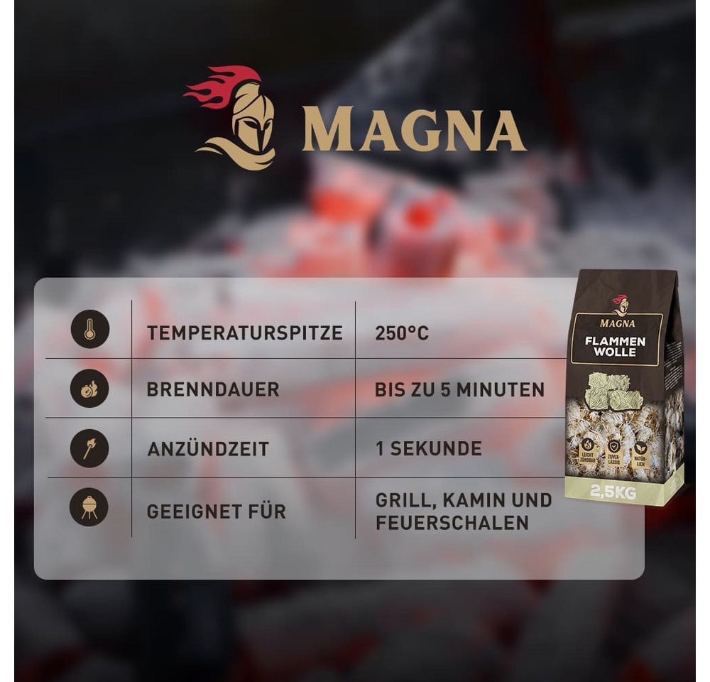 Magna Grillanzünder Magna Flammenwolle, 2.5 kg Bild 2
