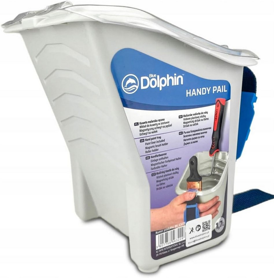 BlueDolphin Farbwanne Handy Pail 1,7L – Maler-Kübel mit Magnet und Einsatz, (1-tlg) Bild 2