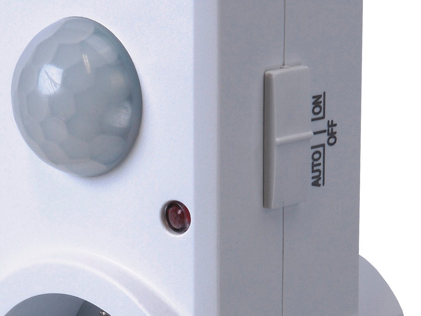 smartwares Steckdosenschalter Plug-In ES360P Stecker Zwischenschalter mit Infrarotsensor, 120°, 1-St. Bild 2