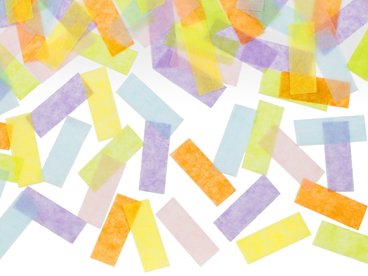 partydeco Konfetti, Konfettikanone mit Streifen 20cm Bunt Pastell
