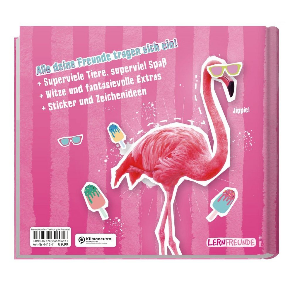 Häfft Poesiealbum Freundebuch tierisch gute Freunde Bild 5