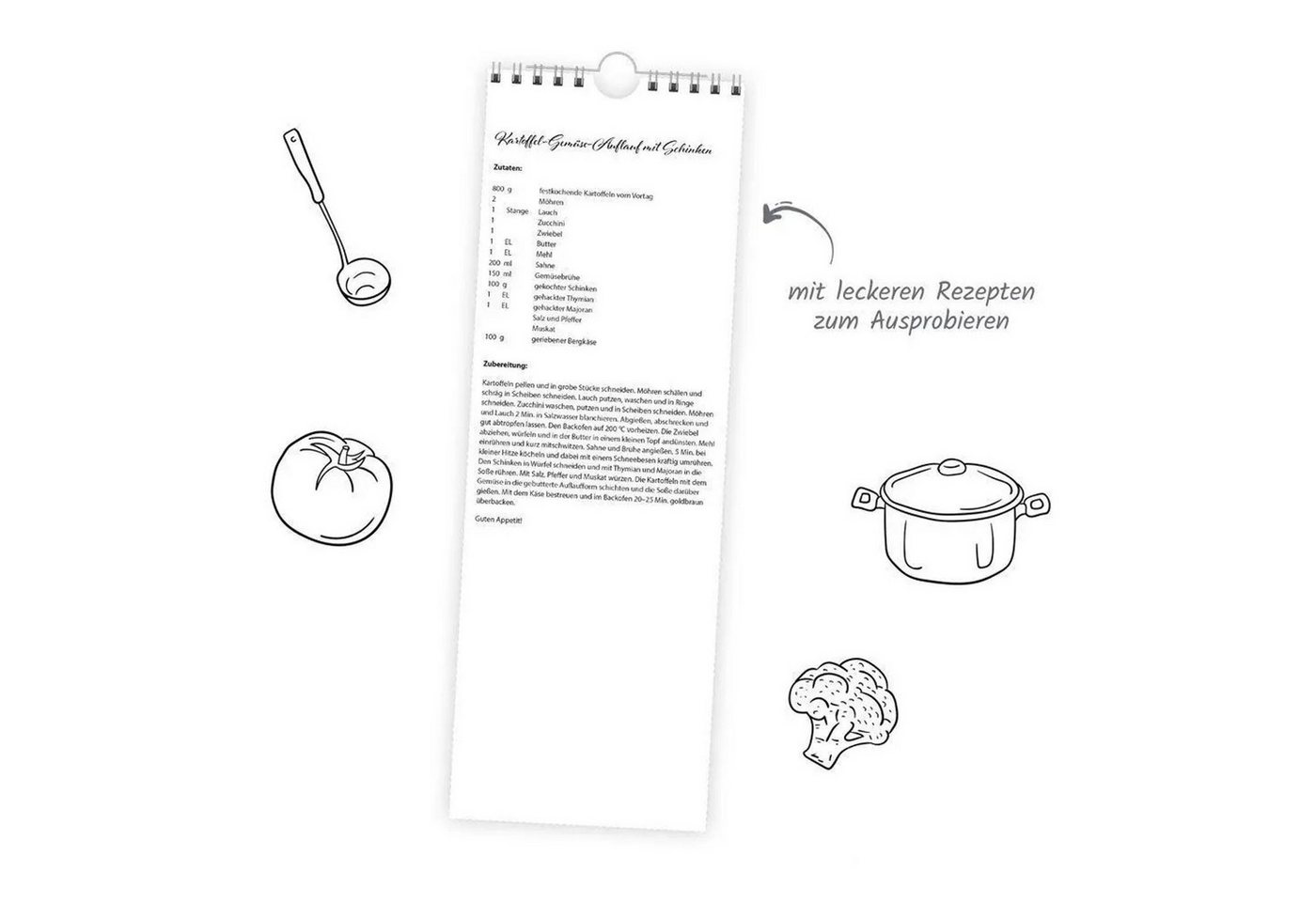 Trötsch Verlag Wandkalender TRÖTSCH - Streifenkalender Küchennotiz 2027 Notizkalender Bild 4