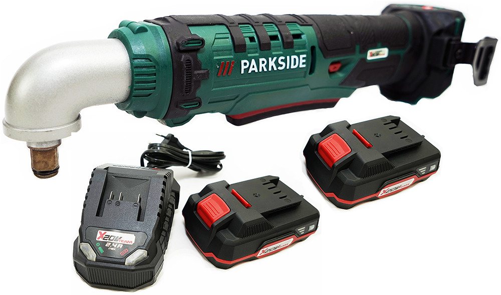Parkside Akku-Winkelschlagschrauber 20V PAWS 20 A1 Winkel Schlagschrauber 1/2 Zoll, 76 Nm Bild 3
