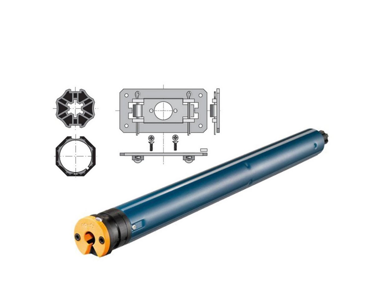Somfy Rollladenmotor Somfy Oximo 40 io 9/16 Funk Rollladenmotor 9Nm SW40 Smart Set, (1 St)