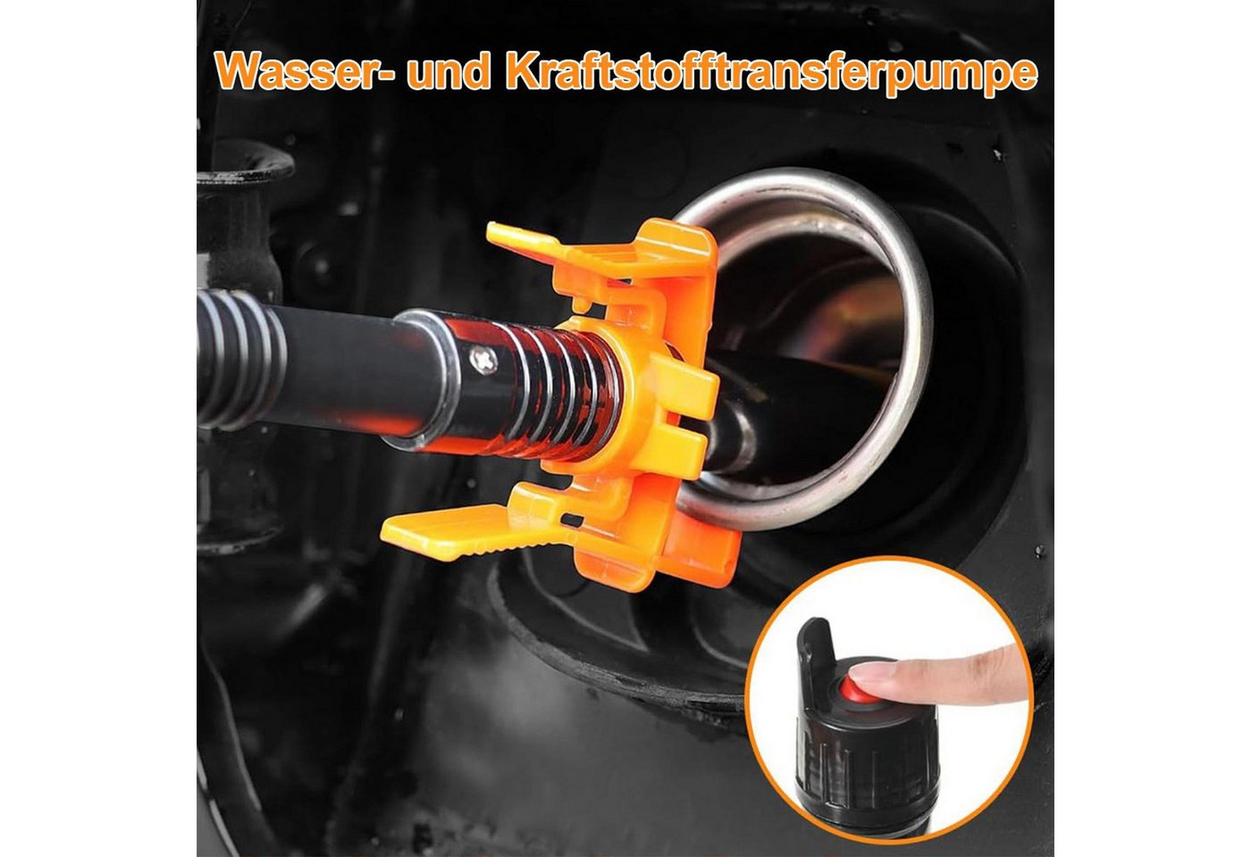 FELIXLEO Elektropumpe Elektrische Siphonpumpe Transferpumpe Benzinpumpe für Kanister Bild 4