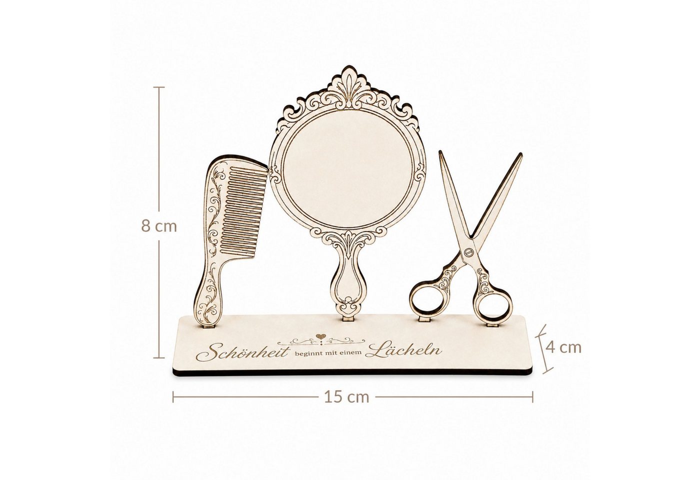 Dekolando Geschenkkarte Friseurgutschein Geldgeschenk Friseur Friseurbesuch 15x8cm Bild 4