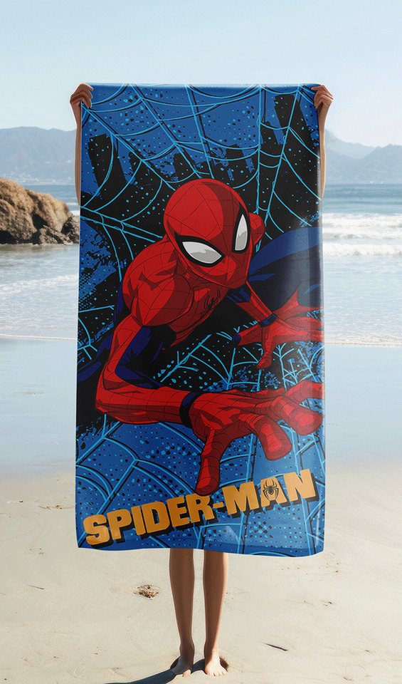 Spiderman Badetuch weiches Bade/Duschtuch Spiderman Größe: 70 x 140 cm, (1-St)
