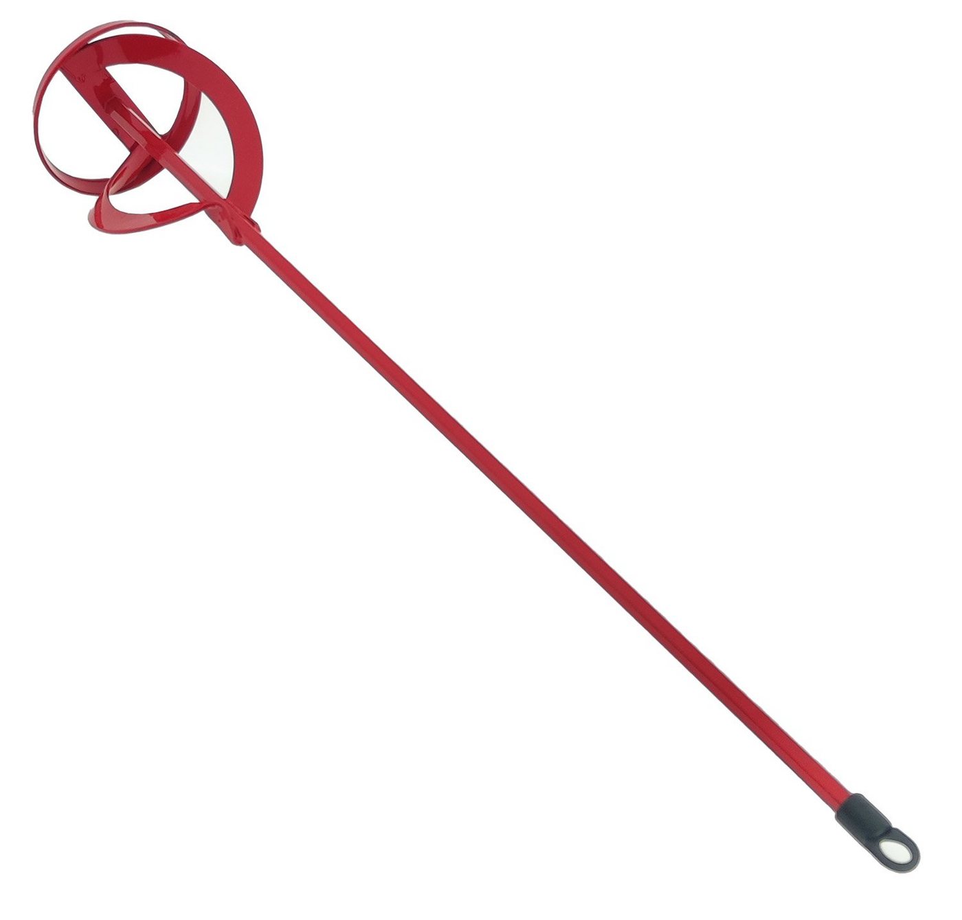 varivendo Rührquirl Rührmixer rot 60 mm, Ø 6 mm, L: 40 cm, (Stück, 1-St., Rührmixer) Rondenrührer Dispersionsrührer Lackrührer