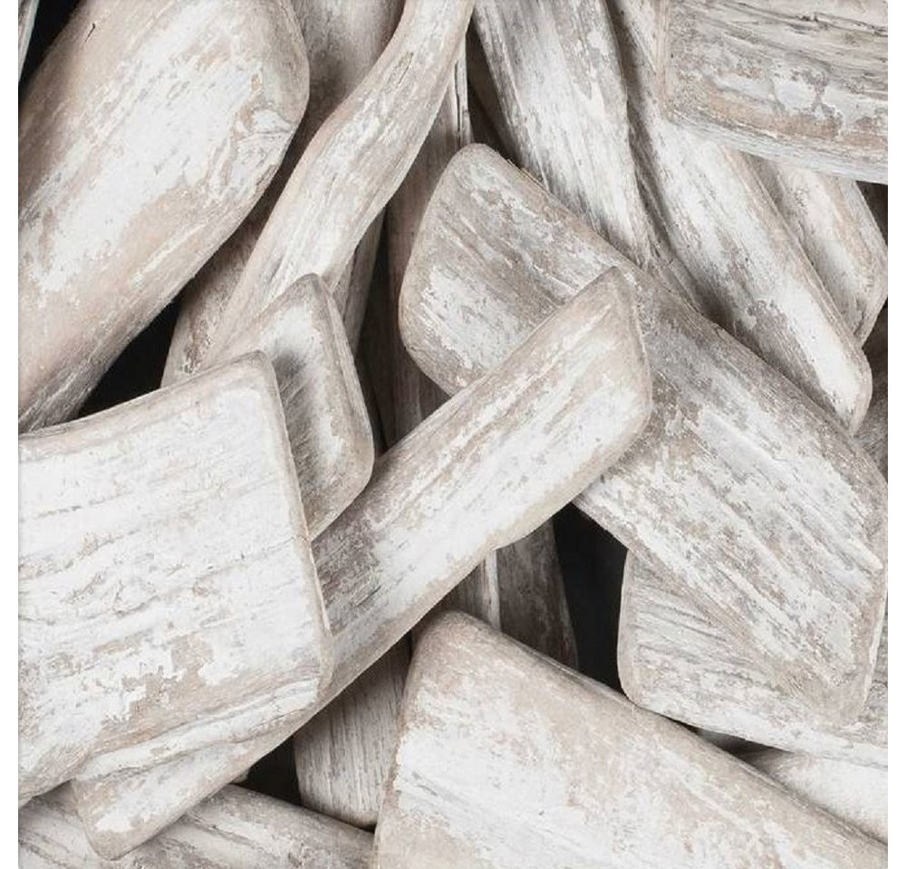Eurosand Streudeko DEKOHOLZ ca 80-120mm. 1 LITER. Kleine Holz Stücke WEISS (shabby chic)