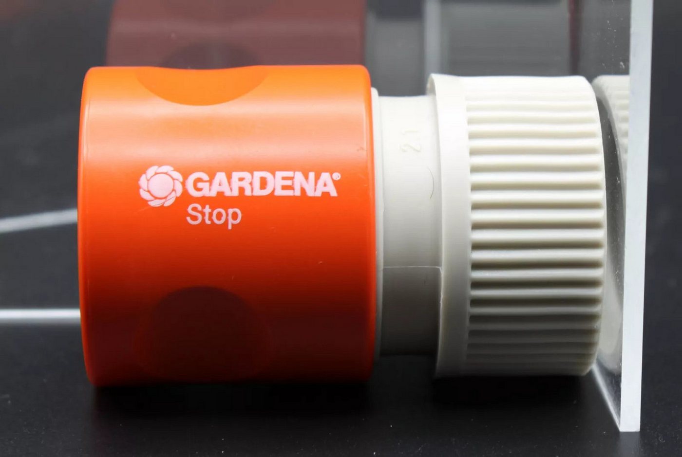 GARDENA Schlauchverbinder Wasserstop für Schlauchregner: 995, 996 Gartenbedarf Bild 2