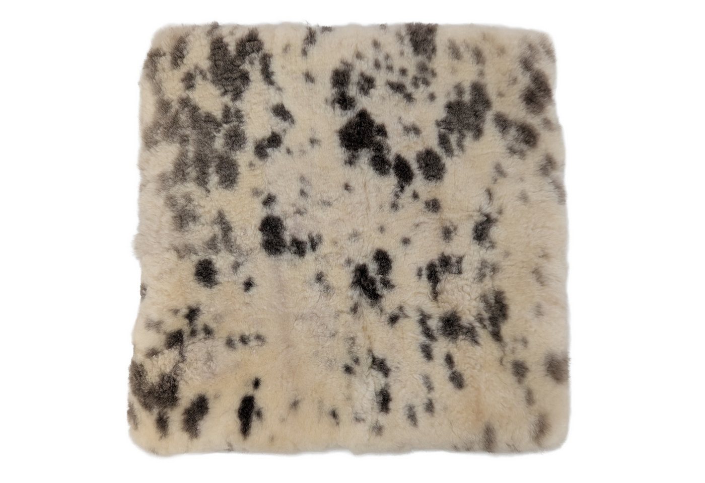 Reissner Lammfelle Sitzkissen Sitzauflage SOFI ungefärbte naturbunte Merino Lammfelle 35x35cm