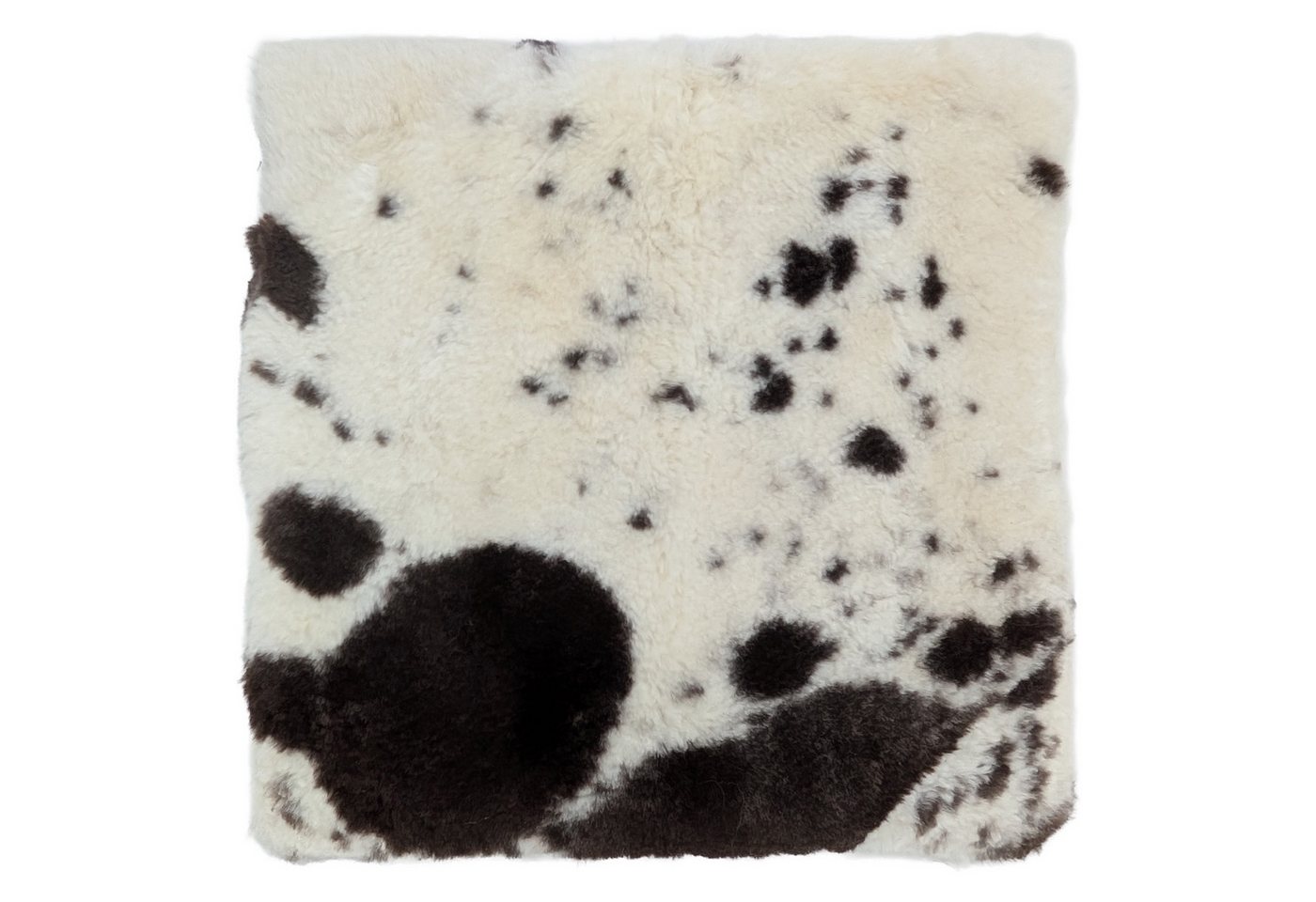 Reissner Lammfelle Sitzkissen Sitzauflage SOFI ungefärbte naturbunte Merino Lammfelle 35x35cm Bild 2