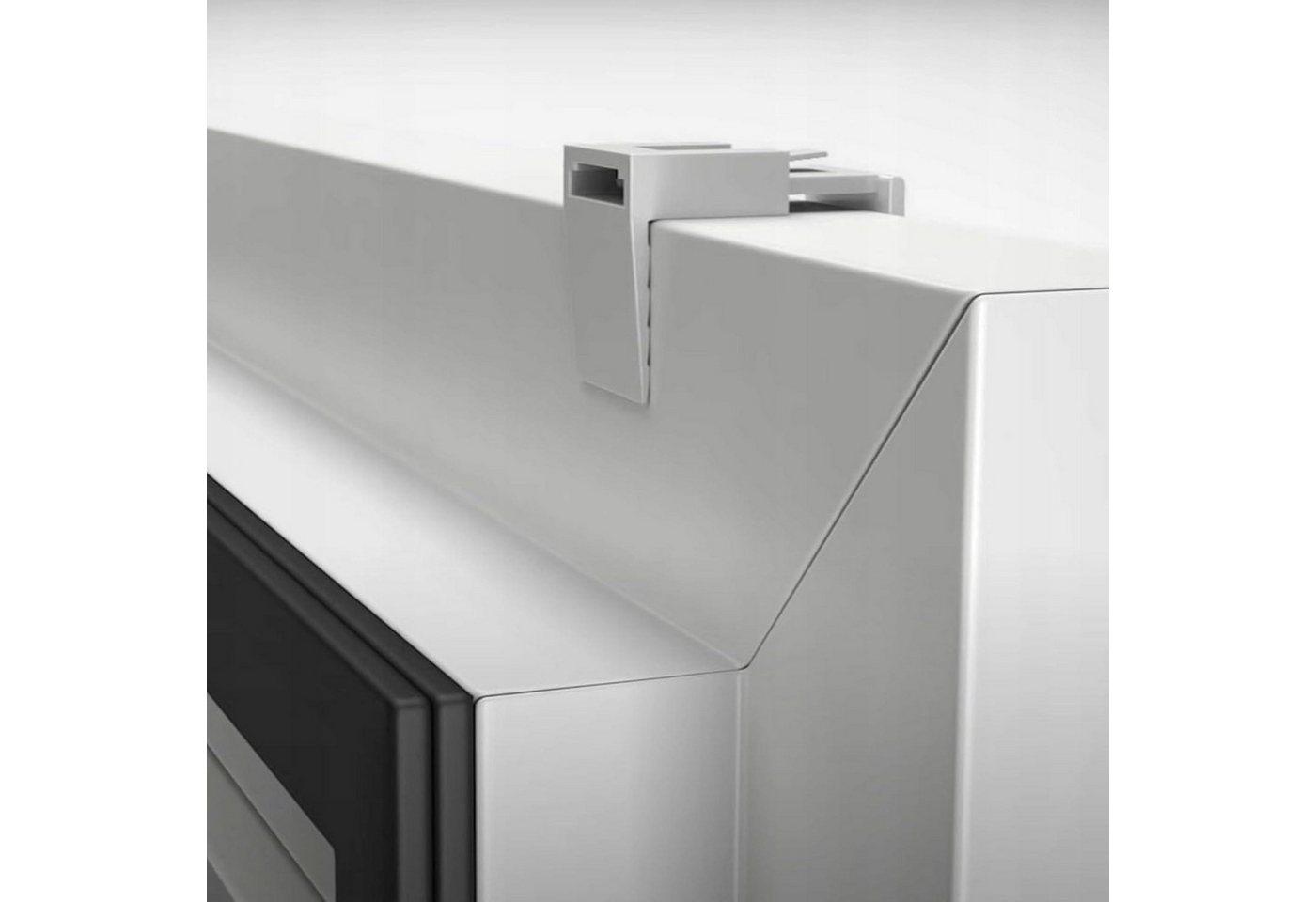 LuxusKollektion Rollladenaufhängung 8 Stück Klemmhalter für Klemmfix Doppelrollo ohne Bohren