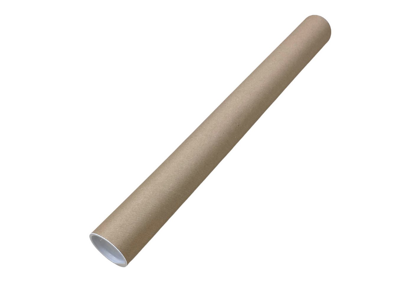 Packen24 GmbH Versandkarton Versandhülsen 620 x 60 x 2 mm braun Posterversand Papprolle Bild 2