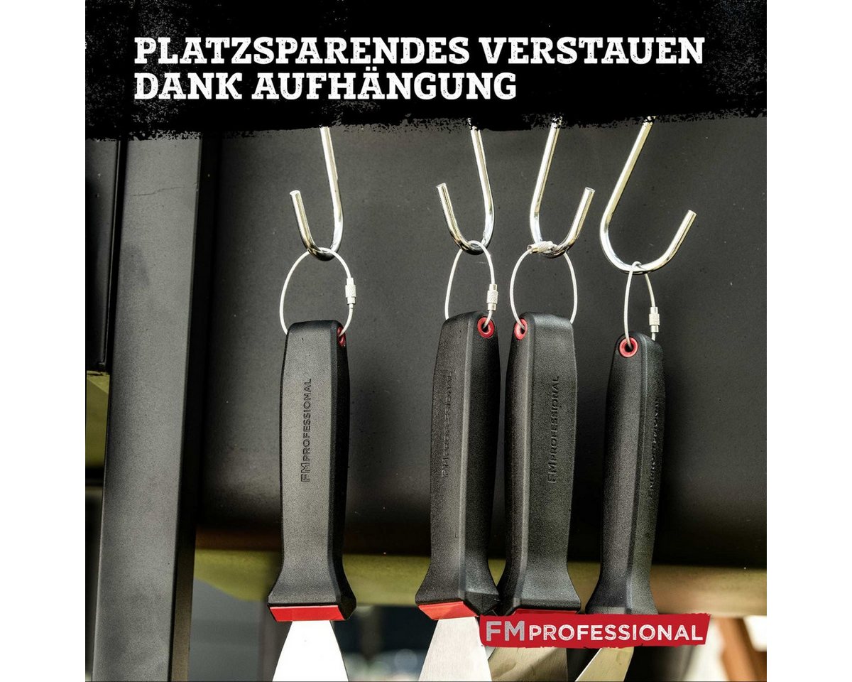FMprofessional Grillwender Hamburger-Wender, Pizzawender, Grillwender, Küchenhelfer, Edelstahl Bild 3