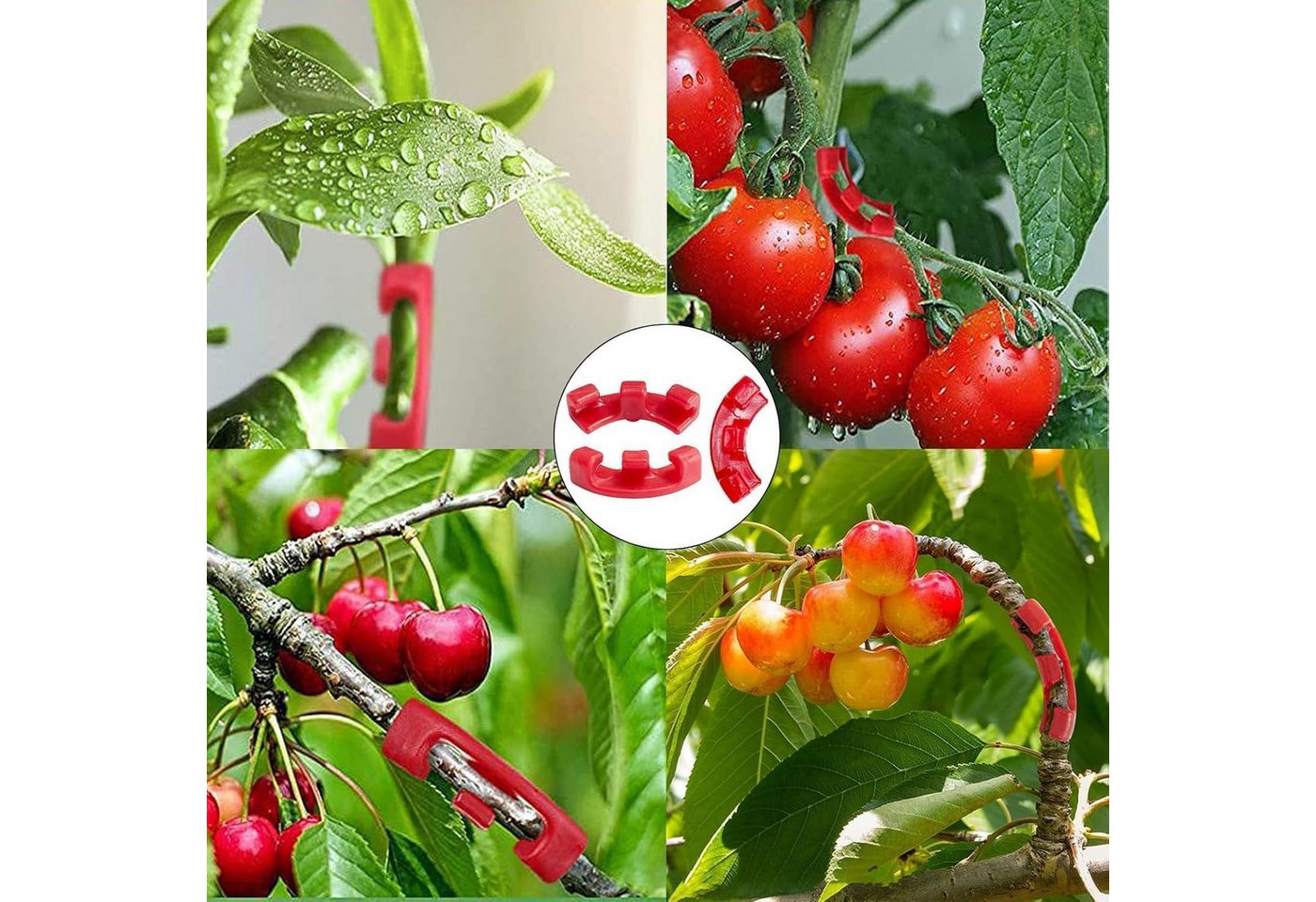 FELIXLEO Gartenpflege-Set 120 Stück Pflanzenwachstum Bieger Clips,Pflanzen bieger Bild 2