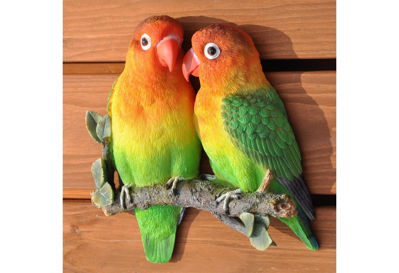 dazikemo Gartenfigur Dekofigur Wandfigur Lovebirds Vögel Bild 5