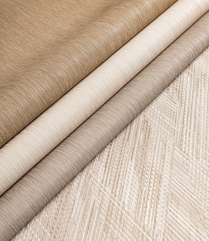 Rasch Vliestapete Leinenoptik - Vinyltapete Uni Beige, Textiloptik, (1 Rolle, 1 St., 10,05 m x 0,53 m), gute Lichtbeständigkeit, feucht abwischbar, restlos abziehbar Bild 2