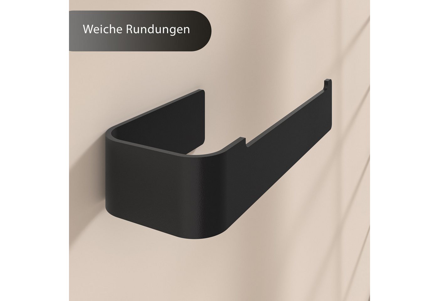 Dolvhin Toilettenpapierhalter ohne Bohren Klopapierhalter Selbstklebend WC Klorollenhalter Edelstahl, zum Kleben inkl. extra starkem 3M Klebestreifen Bild 3