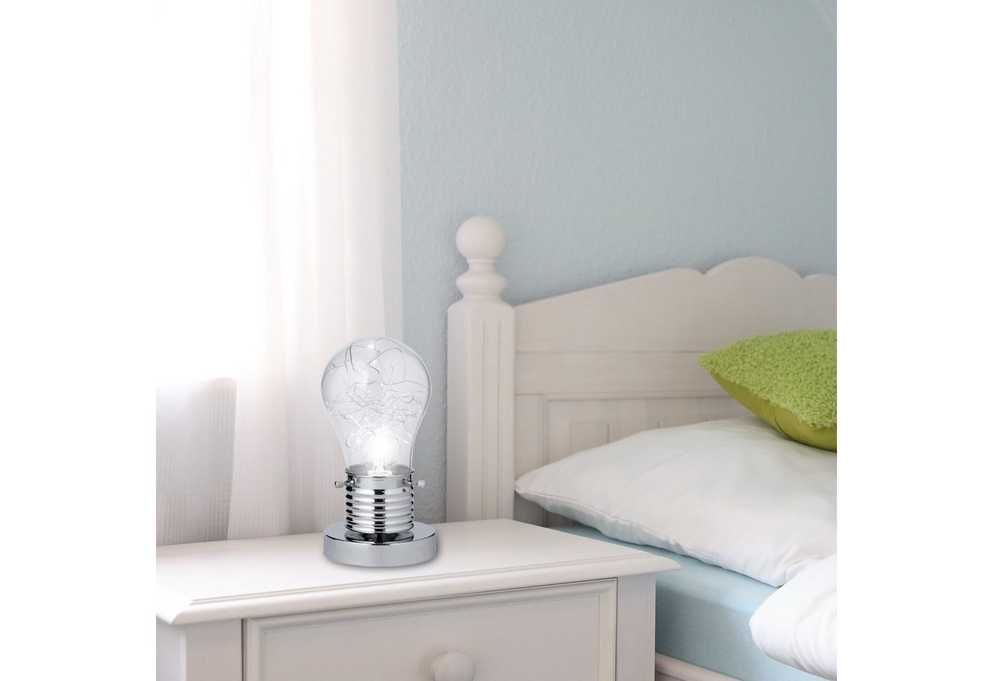 Home4Living Tischleuchte Tischlampe Leuchte 1flg. E14 Design Lampe, ohne Leuchtmittel Bild 2