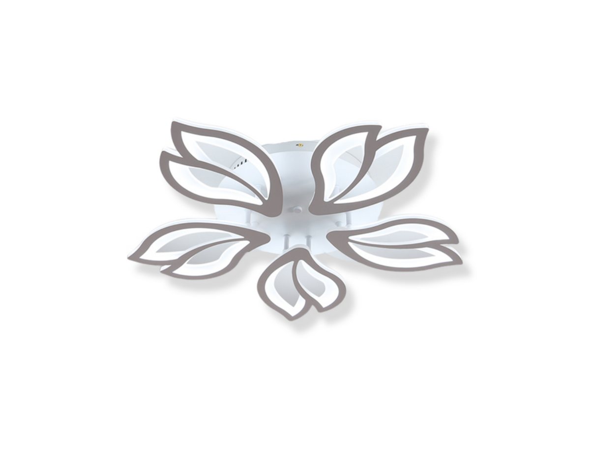 Riserva LED Deckenleuchte LED Deckenleuchte Blume 45W dimmbar mit Fernbedienung, LED wechselbar, Tageslichtweiß, deckenlampe wohnzimmer, led deckenleuchte dimmbar, Bild 4