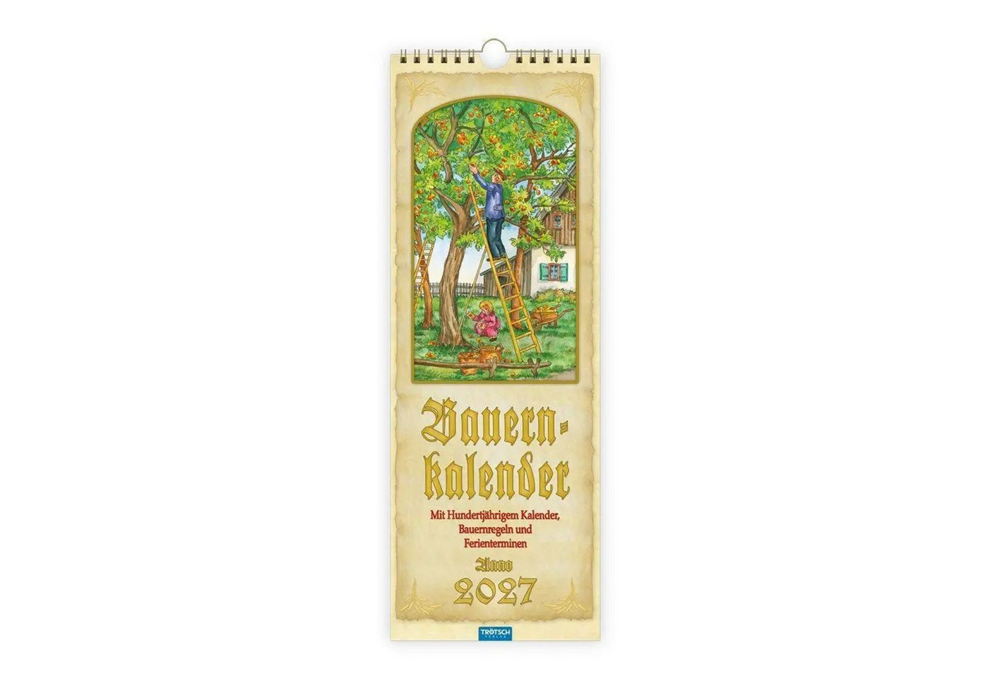 Trötsch Verlag Wandkalender TRÖTSCH - Maxi-Streifenkalender Bauernkalender 2027 mit... Bild 2