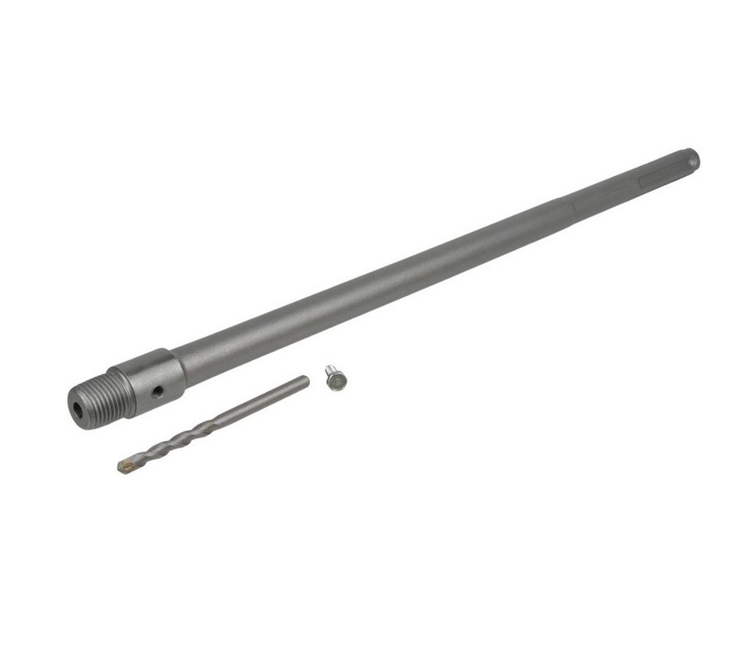 GEKO Bohrkrone SDS Plus SDS Max Adapter auf M22 Dosenbohrer Bohrkrone inkl Bohrer, M22-Gewinde, inkl. Zentrierbohrer Bild 2