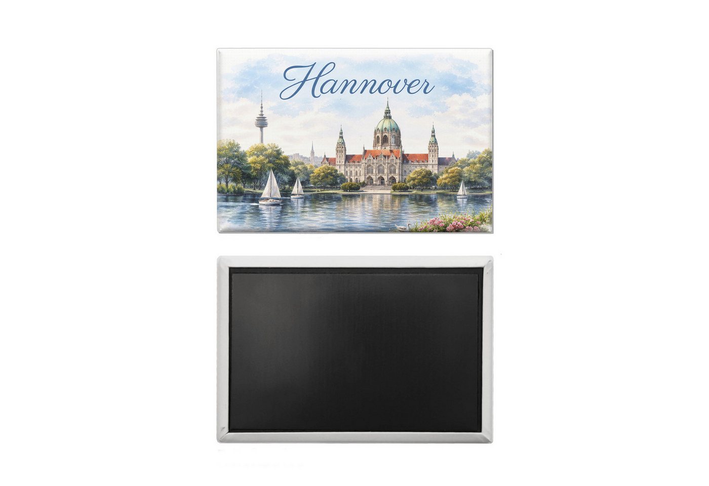 speecheese Magnet Hannover Kathedrale Segelboote Souvenir Souvenir Magnet