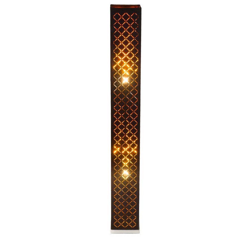 GLOBO LIGHTING LED Stehlampe, Leuchtmittel inklusive, Warmweiß, Design Steh Lampe schwarz Wohn Zimmer Decken Fluter Stand Leuchte im Bild 3