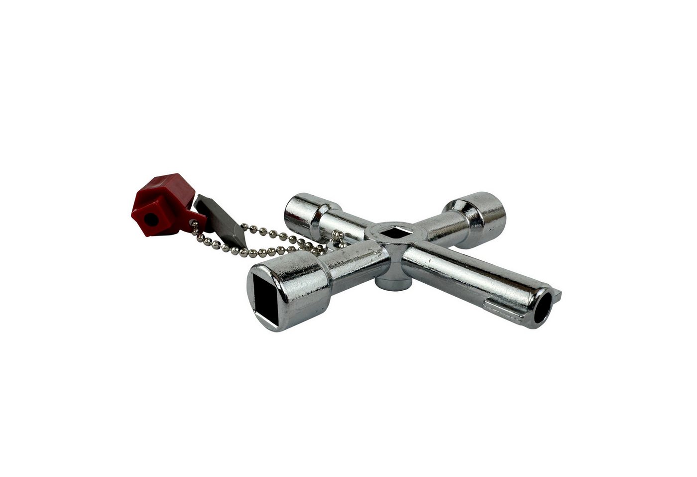 WELDINGER Schaltschrankschlüssel Schaltschrankschlüssel Mini 9 Funktionen Bitadapter Kombibit Druckguss, (1 St), Multifunktionsschlüssel für Schlüsselbund Bild 5