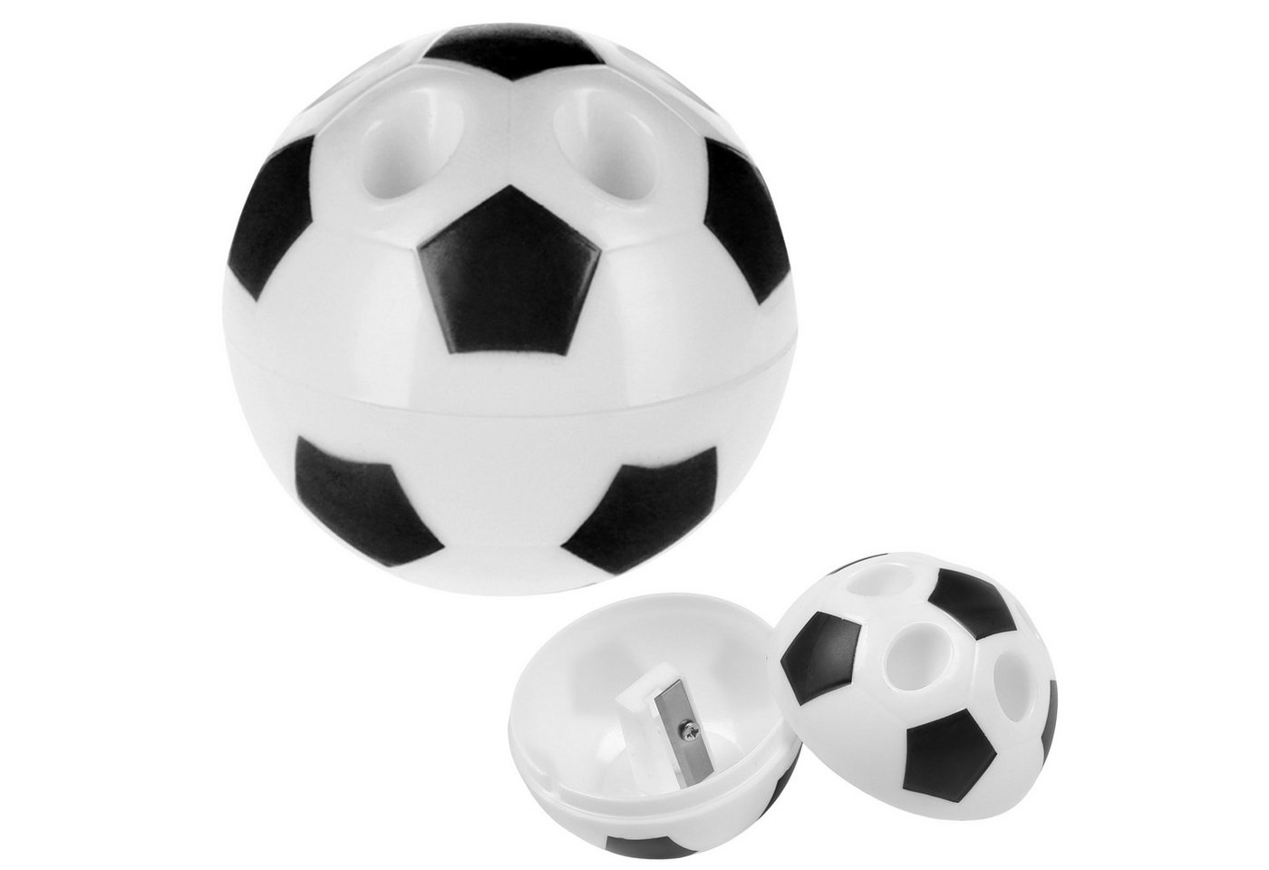 Sarcia.eu Anspitzer FOOTBALL Anspitzer mit Behälter, für Gamer & Spieler, Stiftehalter Bild 5