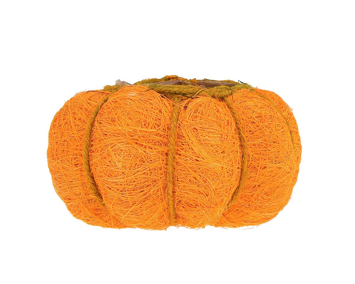 Florists Products Streudeko Kürbis Pflanztopf Sisal Herbstdeko Blumentopf Ø15cm H9cm Bild 3