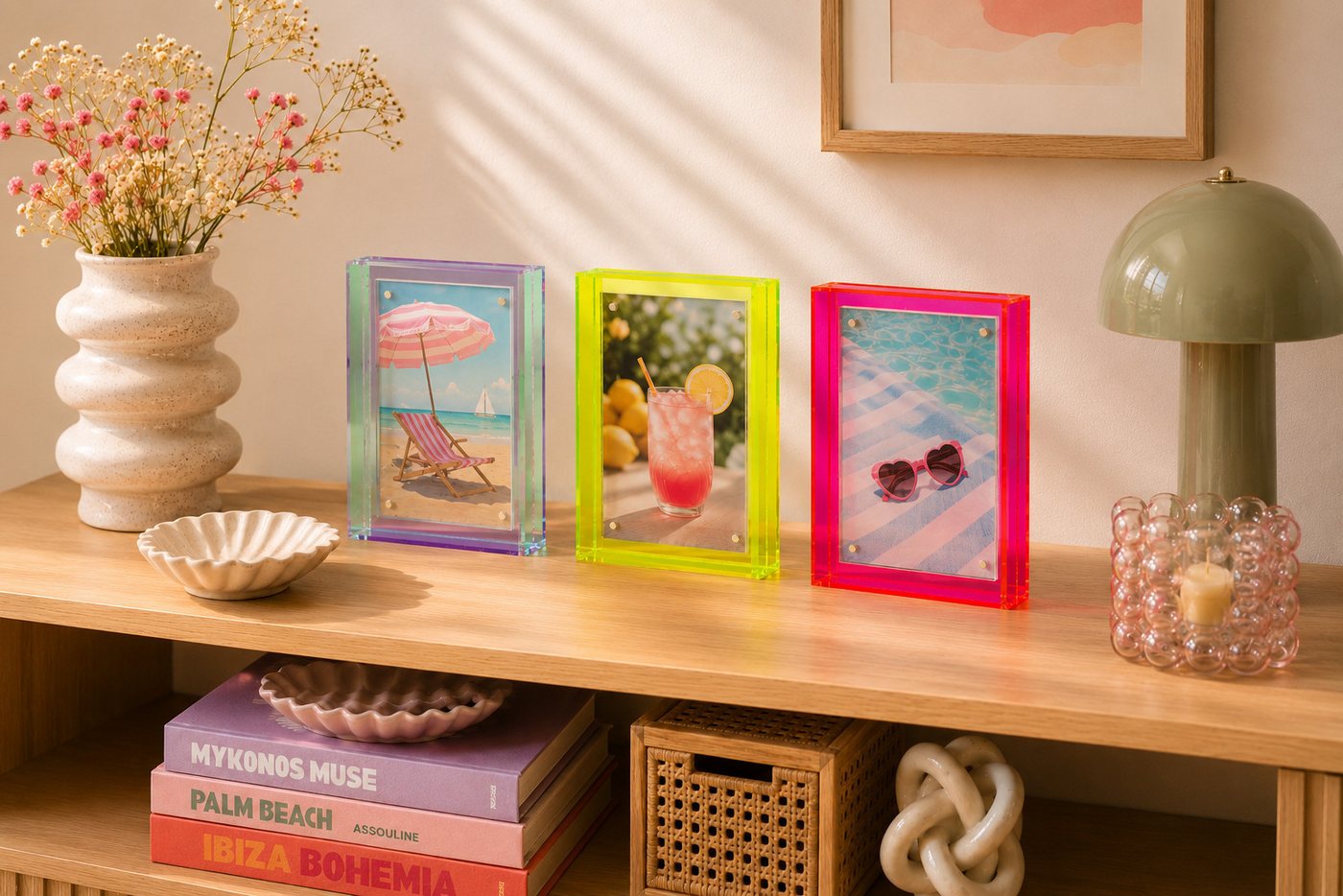 Walther Design Bilderrahmen Summertime Neon Portraitrahmen