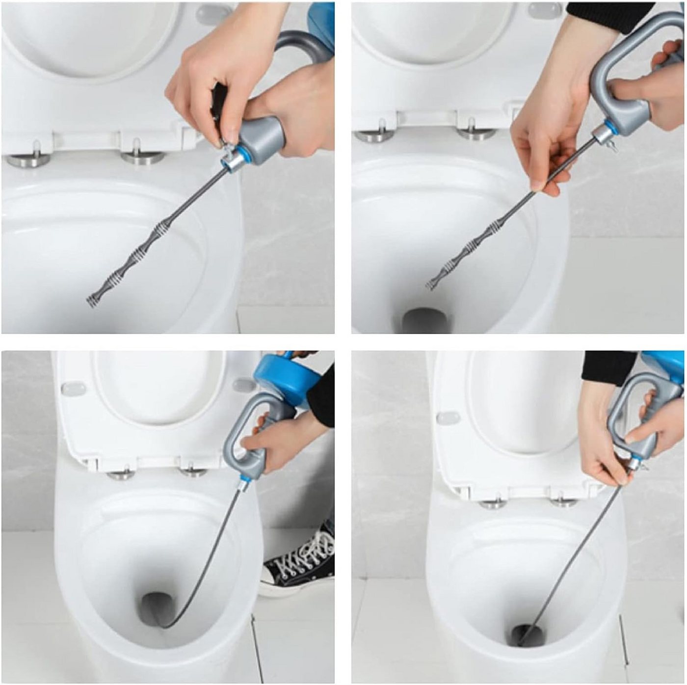 Youyijia Schlauchverbinder 7M Spirale Abflussreiniger Aus Kohlenstoffstahl Und Kunststoff Bild 2