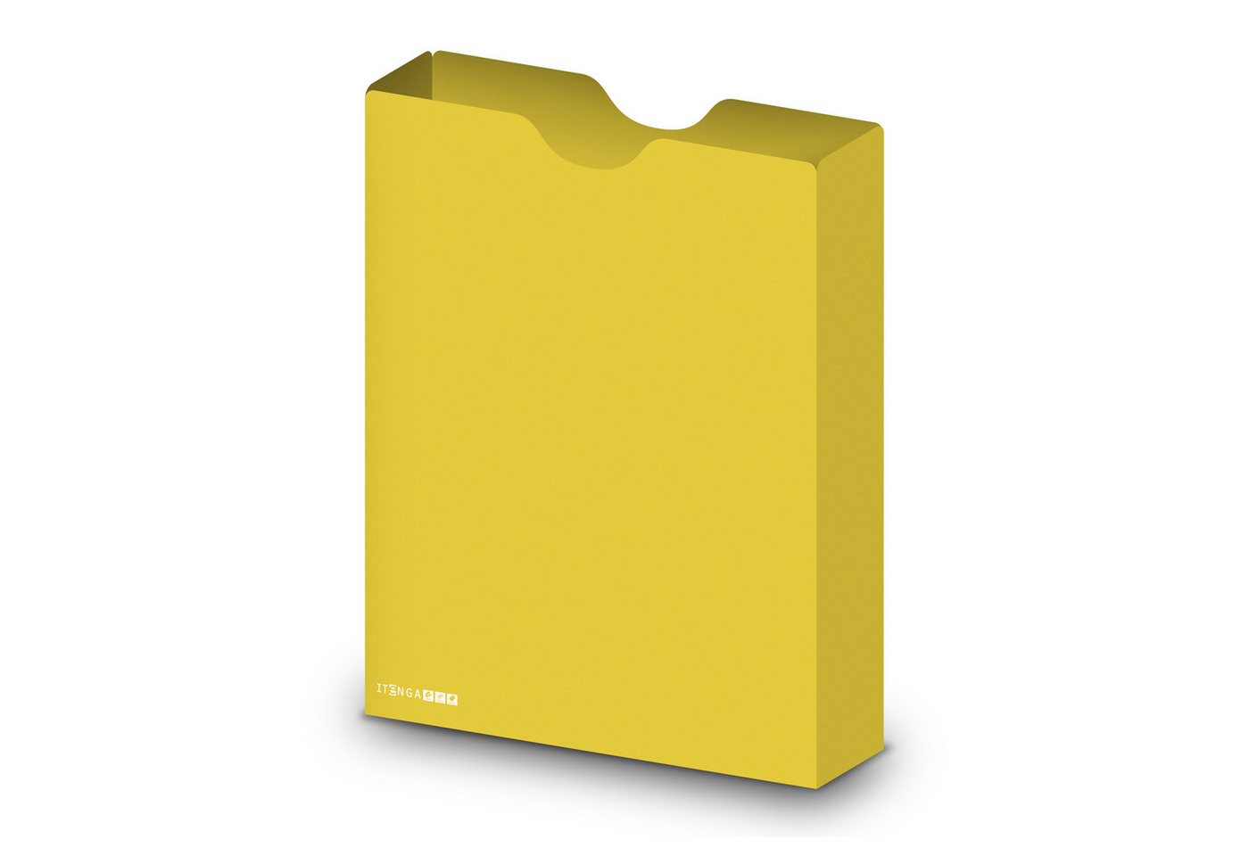 itenga Organisationsmappe itenga Heftbox DIN A4 Hochformat aus PP gelb Bild 2
