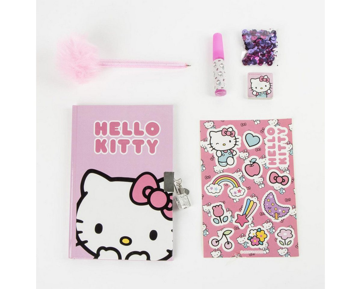 Cerda Tagebuch Hello Kitty Tagebuch Set Kinder Schreibset, Notizbuch, Geschenk Bild 2