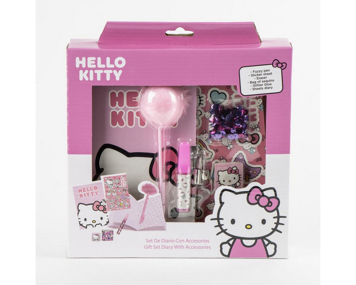 Cerda Tagebuch Hello Kitty Tagebuch Set Kinder Schreibset, Notizbuch, Geschenk Bild 4