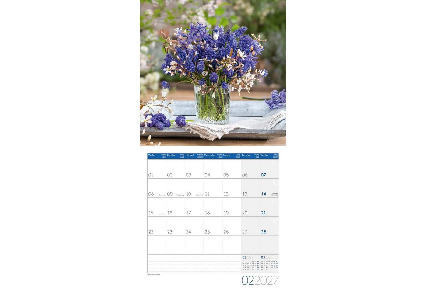 Ackermann Wandkalender Blumenzauber Kalender 2027 - 30x30 - Art12 Bild 5