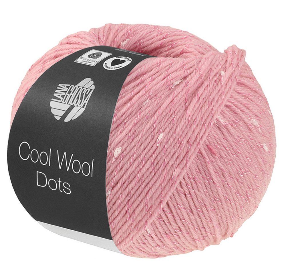 LANA GROSSA COOL WOOL DOTS Merinowolle Tweed Strickgarn Häkelwolle, 155 m (Merinoklassiker mit effektvollen Tweednoppen, Merino-Strickgarn mit Tweednoppen, 50 g), 50 g Bild 3