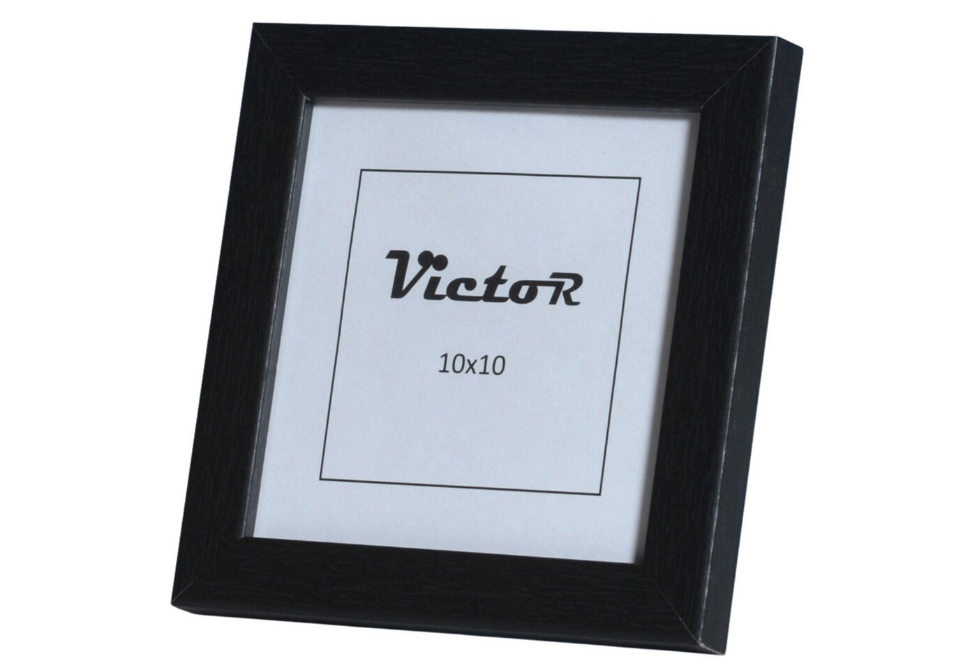 Victor (Zenith) Bilderrahmen Klee, Bilderrahmen Schwarz 10x10 cm, Bilderrahmen Modern, Holzrahmen