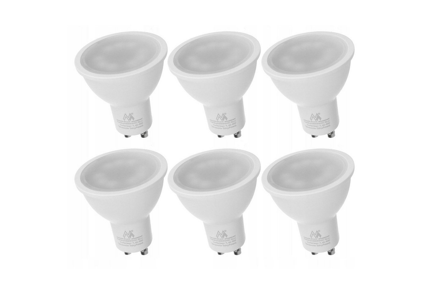 Maclean LED-Leuchtmittel MCE435 NW, GU10, 6 St., Neutralweiß, GU10 LED-Leuchtmittel - 5W Neutralweiß 4000K Bild 3