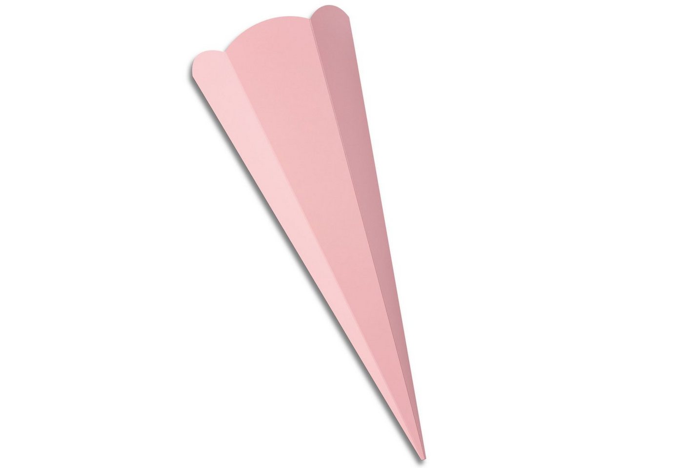 itenga Schultüte Schultüten-Zuschnitt 6-eckig, 68cm ROSA - Schultüten Rohling zum Baste