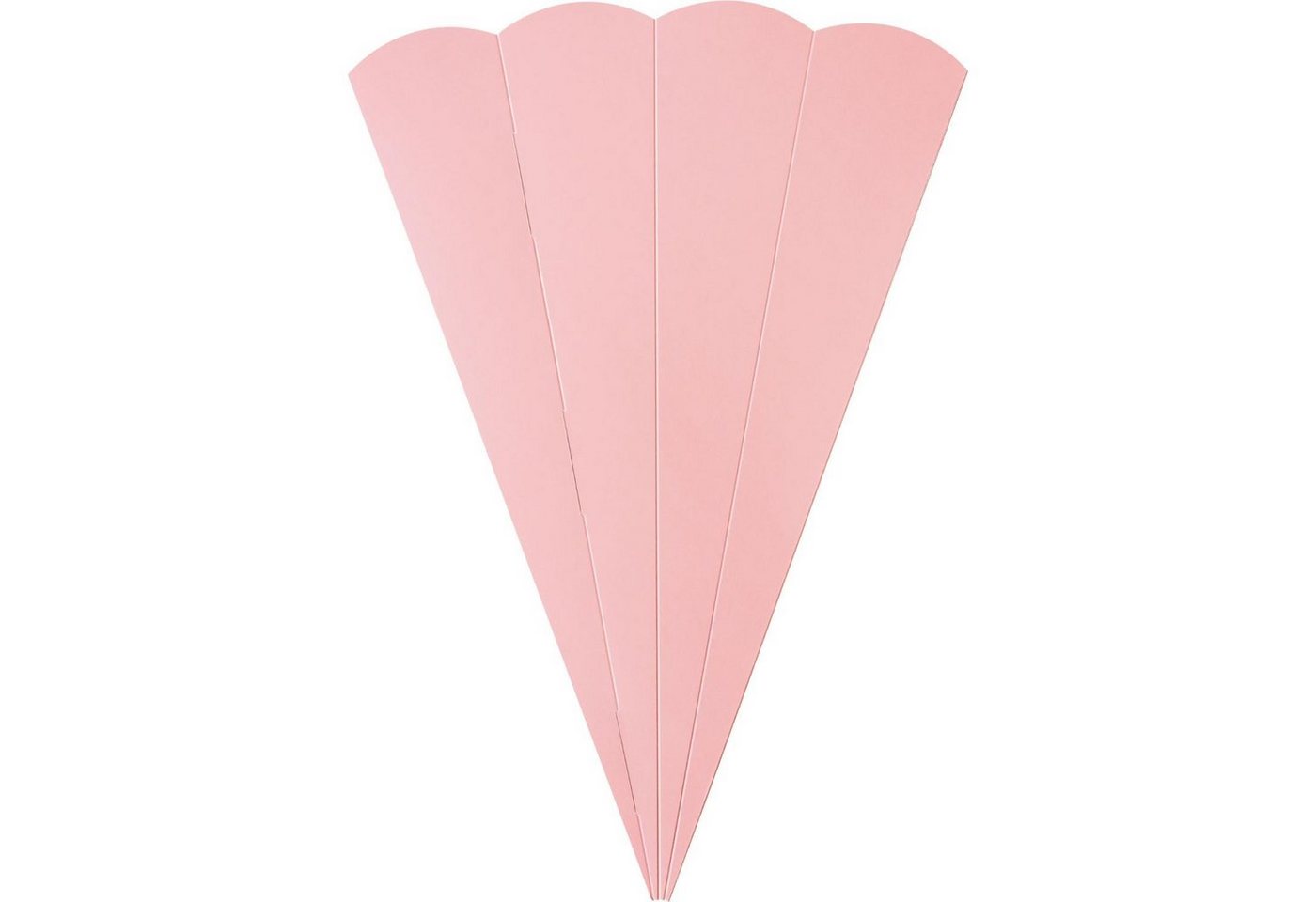 itenga Schultüte Schultüten-Zuschnitt 6-eckig, 68cm ROSA - Schultüten Rohling zum Baste Bild 2