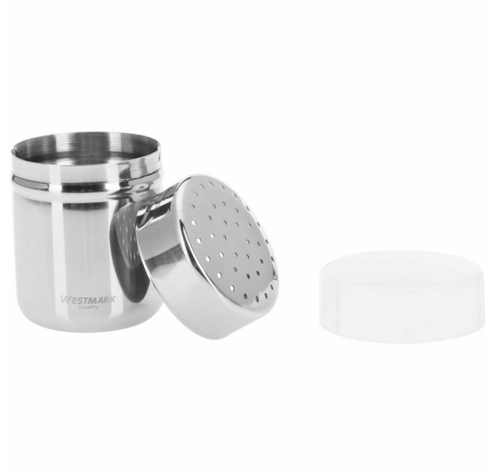 WESTMARK Salz-/Pfeffermühle Gewürzstreuer »Fein« mit Frischedeckel, feine Lochung, spülmaschinengeeignet, BPA-frei Bild 3