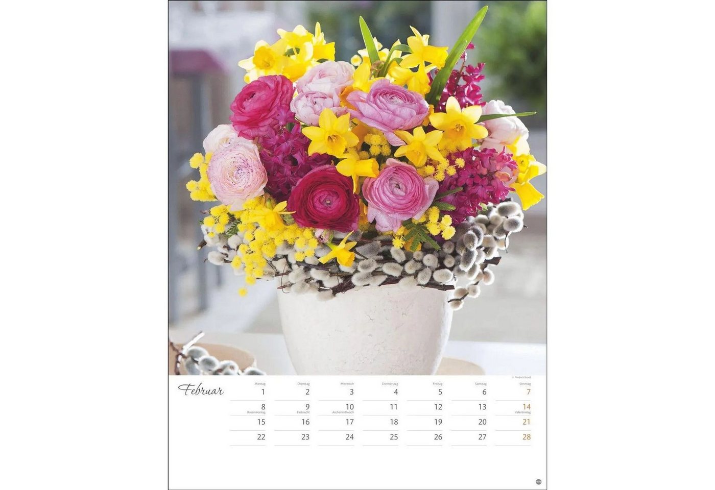 HEYE Wandkalender Bunter Blütenzauber Posterkalender 2027 Bild 2