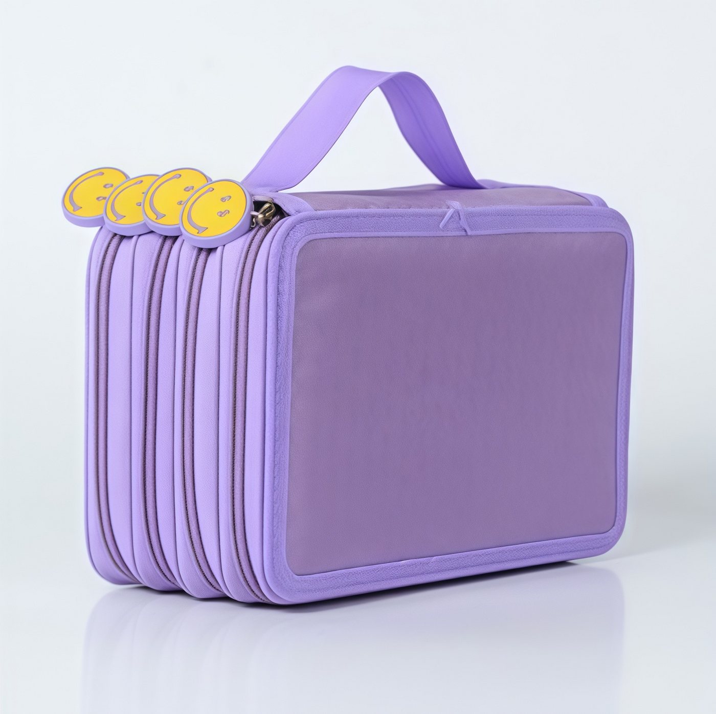 FOUORTUNATE-BEE Federmäppchen Großes einfarbiges Federmäppchen – Geschenk zum Schulanfang, Einfarbiges Federmäppchen für Schüler und Jugendliche Bild 3