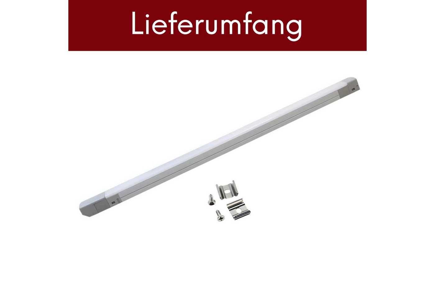 kalb LED Unterbauleuchte Lineara LED Unterbauleuchte 100cm Neutralweiß 13W, Neutralweiß Bild 2