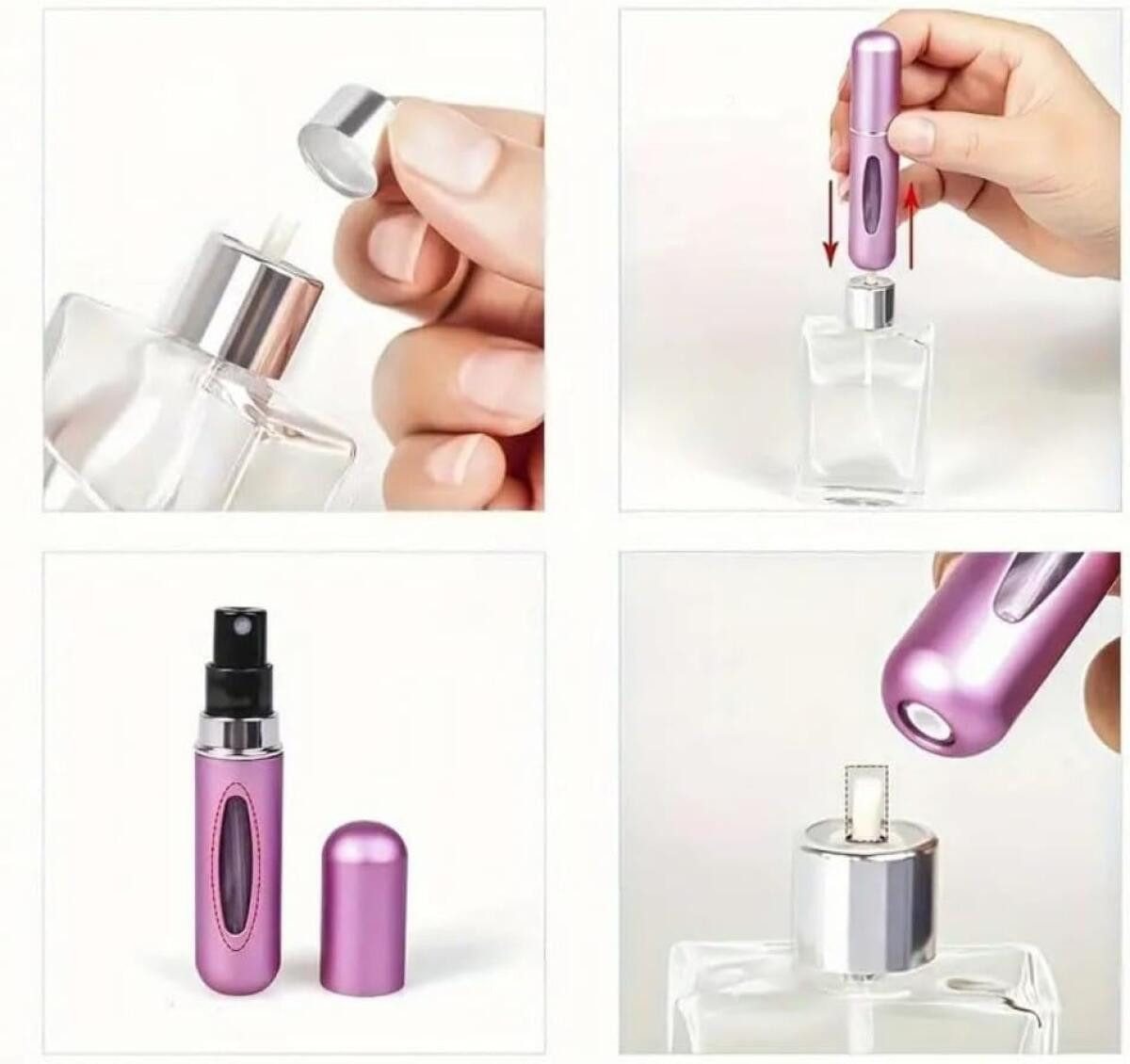 FELIXLEO Sprühflasche Parfümzerstäuber 5ml Nachfüllbar Tragbar für Reisen Bild 4