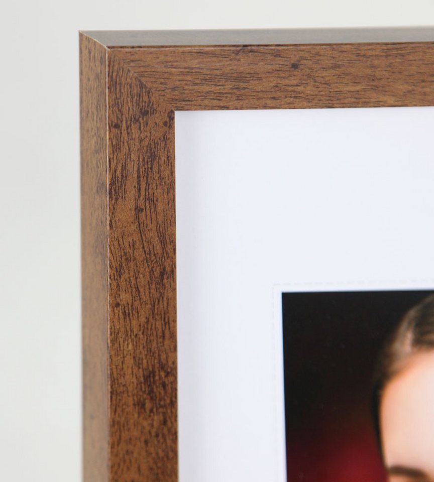 IDEAL TREND Bilderrahmen Holz Bilderrahmen Lifestyle Plexi Foto Rahmen Collage Wanddeko Poster, für 1 Bilder (1 St), Holz Bilderrahmen mit Papiereinleger und Kunststoffglas Bild 3